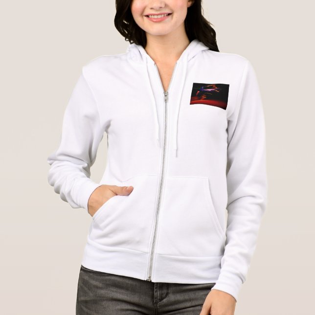 purple car dance hoodie (Front)