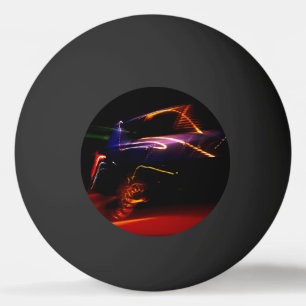 purple car dance ping pong ball