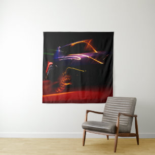 purple car dance tapestry