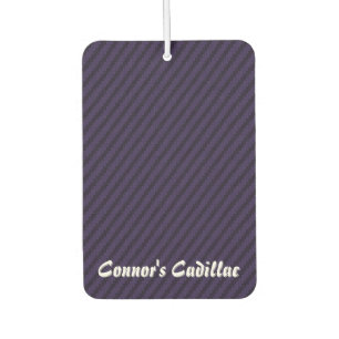 Purple Carbon Fiber Style Car Air Freshener