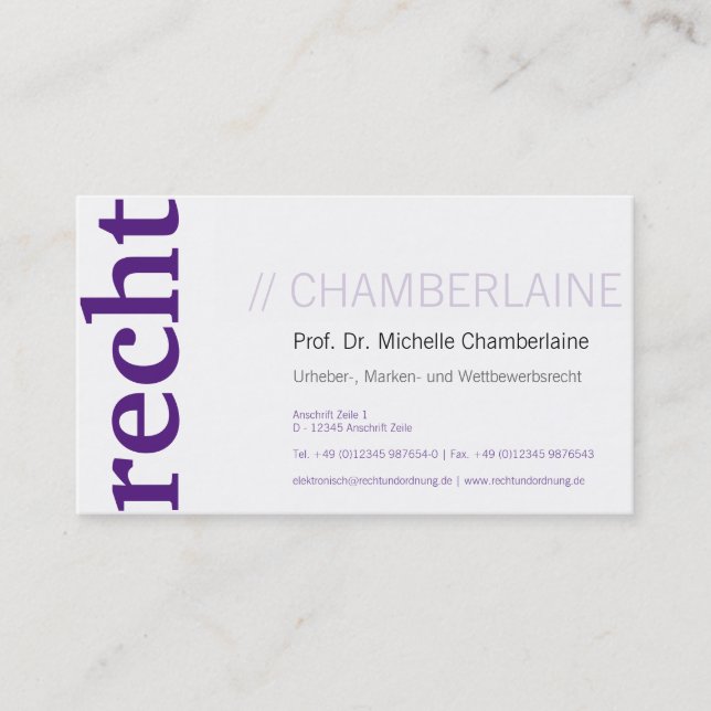 Purple Cards (Front)