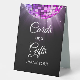 Purple Cards and Gifts 70's Disco Ball