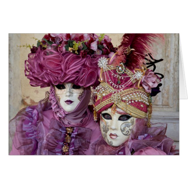 Purple Carnival costume, Venice (Front Horizontal)