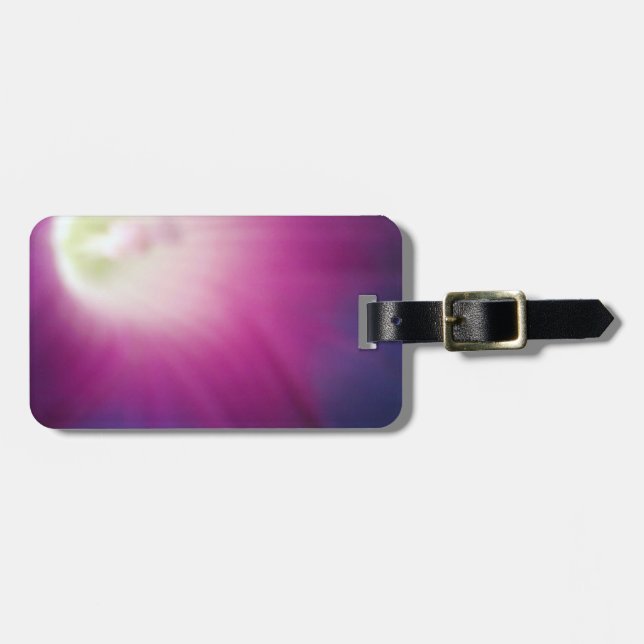 Purple Carry-on Luggage Tags (Front Horizontal)
