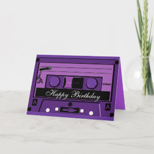 Purple Cassette Groove_ Card