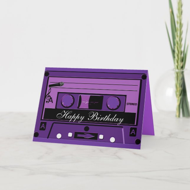 Purple Cassette Groove_ Card (Front)
