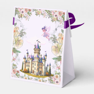 Purple castle Fairytale theme  Favour Box