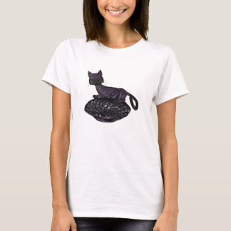 Purple Cat Napping T-Shirt