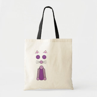 Purple CAT Tote Bag