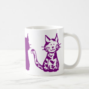 Purple Cats Coffee Mug