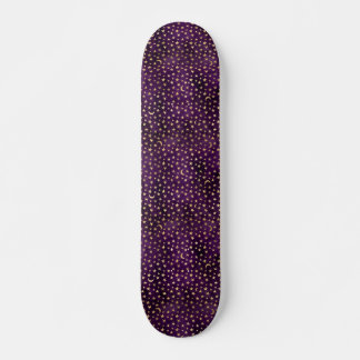 Purple Celestial Moon and Starts Skateboard