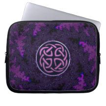 Purple Celtic Knot Fractal Design