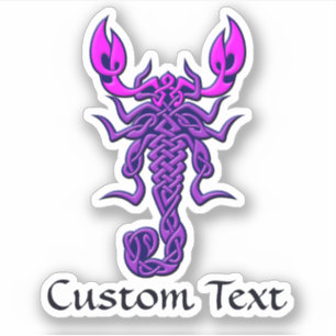 Purple Celtic Knot Scorpion