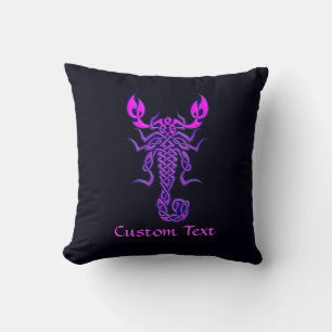 Purple Celtic Knot Scorpion Cushion