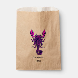 Purple Celtic Knot Scorpion Favour Bags