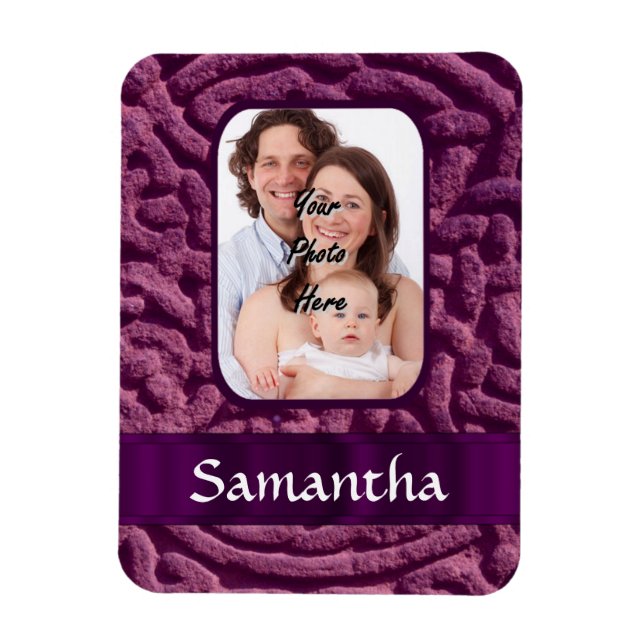 Purple Celtic knotwork symbol Magnet (Vertical)