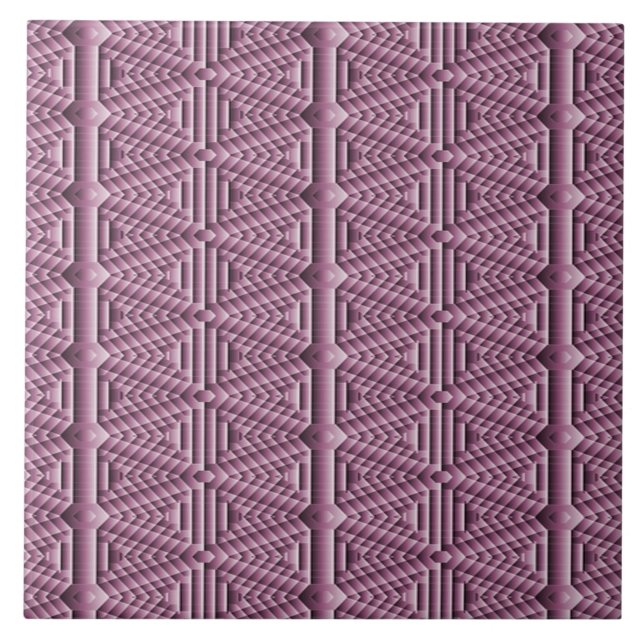 Purple Ceramic Tile (Front)