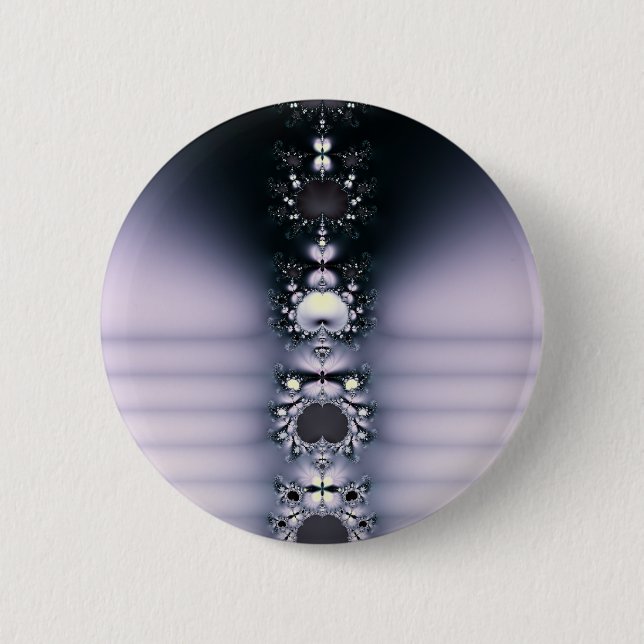Purple Chain 6 Cm Round Badge (Front)
