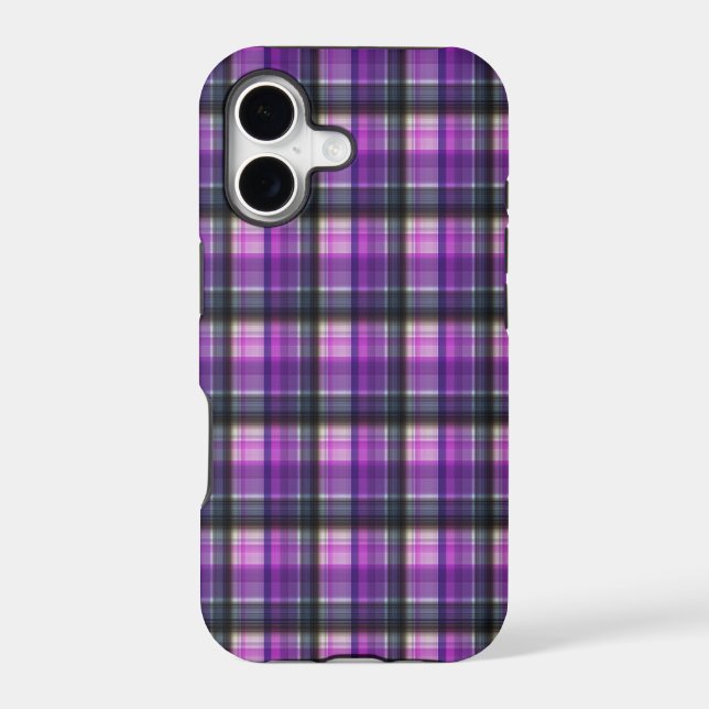 Purple Checked Tartan, (Back)