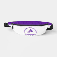 Purple Cheerleader Personalised High School
