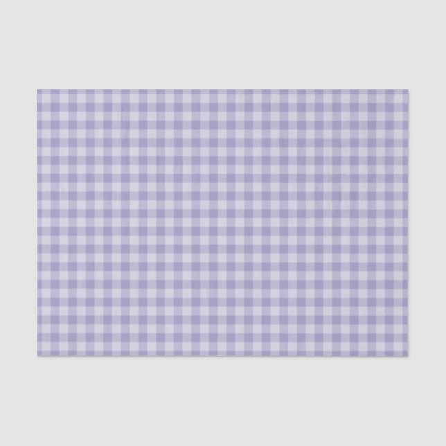 Purple Chequerboard Pattern Tissue Paper (Front)