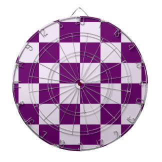 Purple Chequered Pattern Dartboard