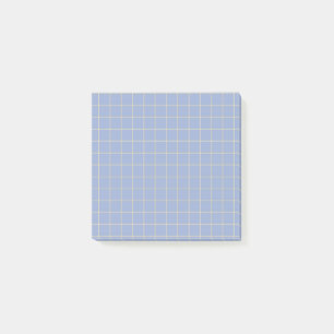 Purple Chequered Pattern Stylish Grid Design Post-it Notes