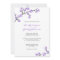 Purple Cherry Blossom Wedding Invitations