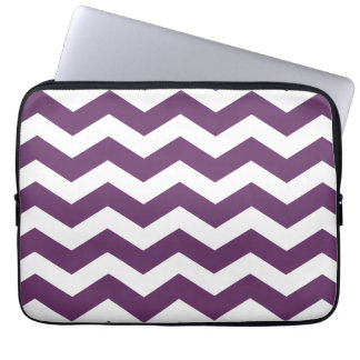 Purple Chevron Pattern Laptop Sleeve