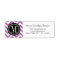 Purple Chevron Zizgag Personalised Monogram