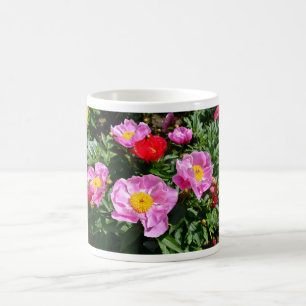 Purple Chinese peonies flowers Postcard T-Shirt Coffee Mug