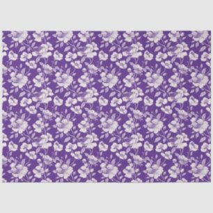 Purple Chinoiserie Decoupage Tissue Paper
