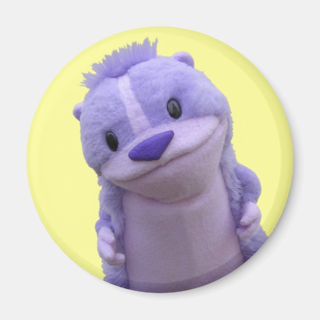 Purple Chipmunk Magnet (Front)