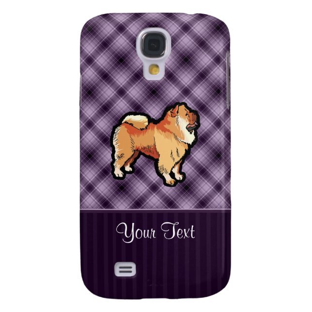 Purple Chow Chow Case-Mate Samsung Galaxy Case (Back)
