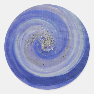 Purple Christian Sticker Abstract Christian Art