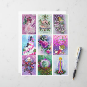 Purple Christmas Clipart 