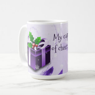 Purple Christmas Gift Coffee Mug