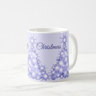 Purple Christmas Tree Coffee Mug