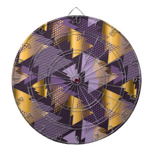 purple christmas trees dartboard