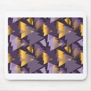 purple christmas trees mouse mat