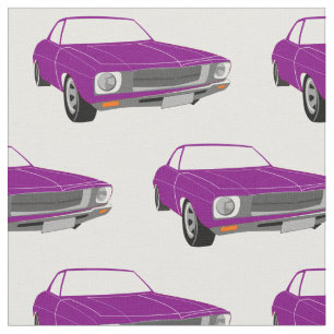 Purple Classic Car Fabric
