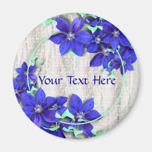 Purple Clematis Celebration Magnet