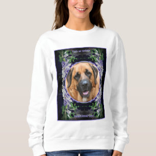Purple Clematis Flower Frame Create Your Own Photo Sweatshirt