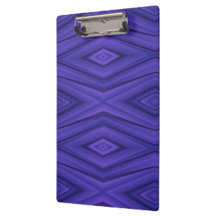 purple clipboard with a geometric diamond pattern
