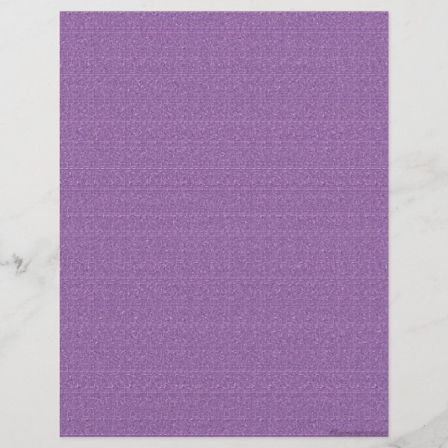 Purple Cloth Scrapbook Paper (Front)