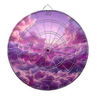 Purple Cloud Dart Board