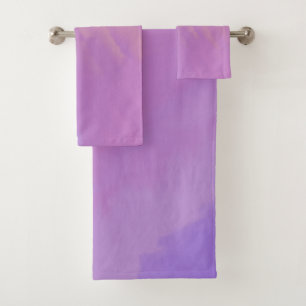 Purple Clouds at Twilight Bath Towel Set