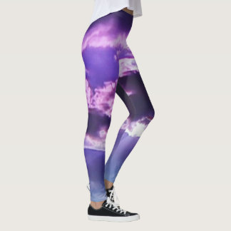 Purple Clouds Leggings