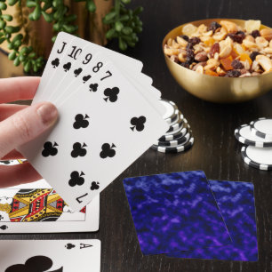 Purple Clouds Playing Cards