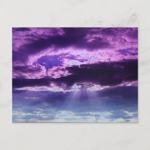 Purple Clouds Post Card